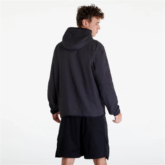 Nike Tech Essentials Lined Woven Full-Zip Hooded Jacket DQ4322-070 (Black) - Picture 5 of 8